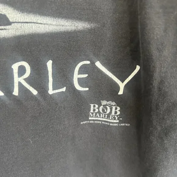 Bob Marley Double Sided 90s Grail Music Shirt Single Stich Size Large